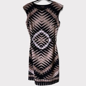 Voir Voir Dress Aztec Pattern Black Belt Size 8 Dress Free Shipping